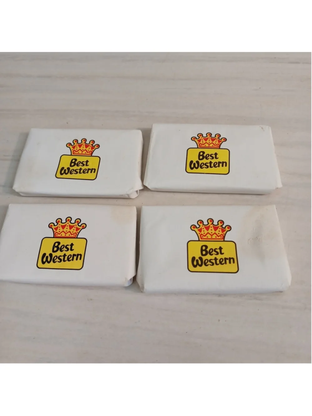 Best Western Pink Camay Hotel Soap Mini Lot of 4 Vintage